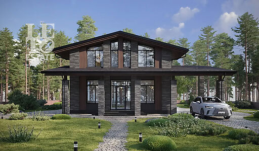 Дом шале в КП Зиккурат