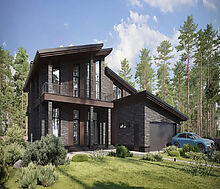 Дом шале в КП Зиккурат