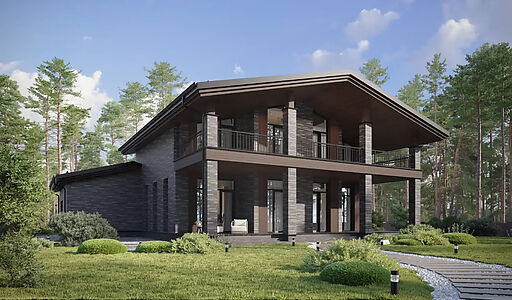 Дом шале в КП Зиккурат