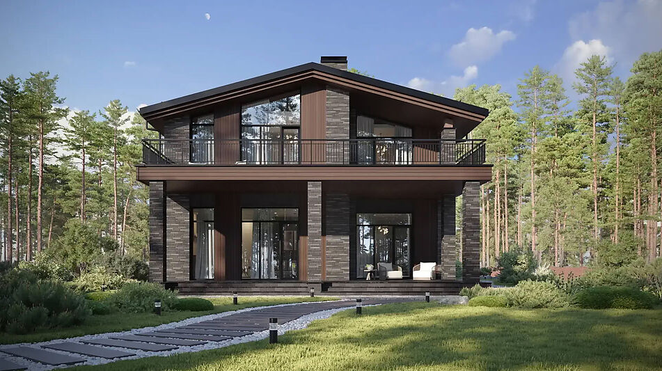 Дом шале в КП Зиккурат