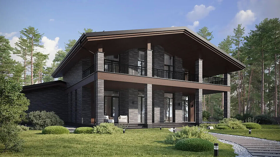 Дом шале в КП Зиккурат