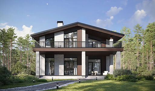 Дом шале в КП Зиккурат