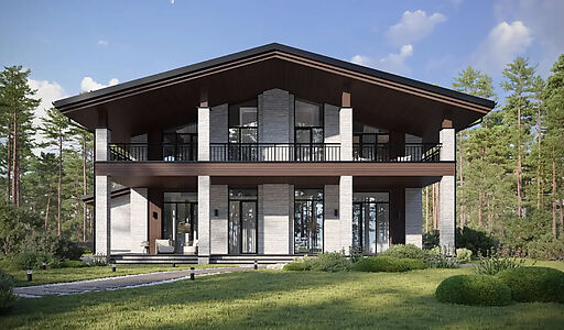 Дом шале в КП Зиккурат