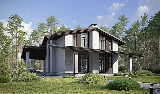 Дом шале в КП Зиккурат