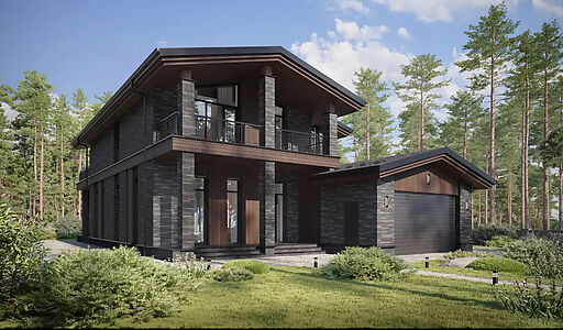 Дом шале в КП Зиккурат