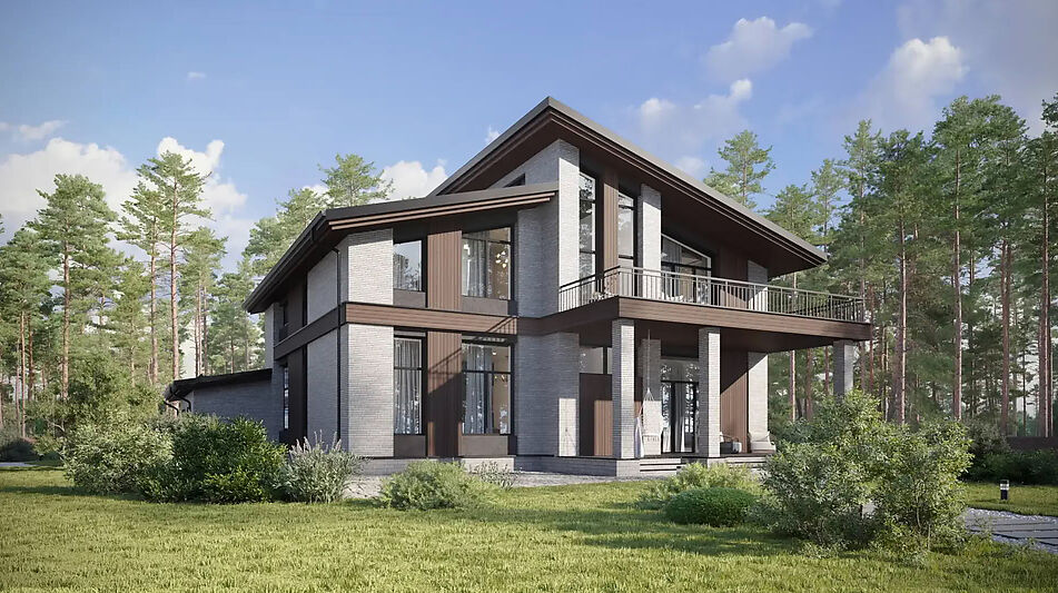 Дом шале в КП Зиккурат