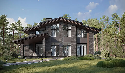 Дом шале в КП Зиккурат