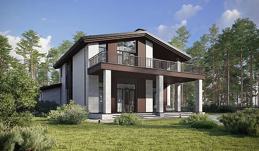 Дом шале в КП Зиккурат