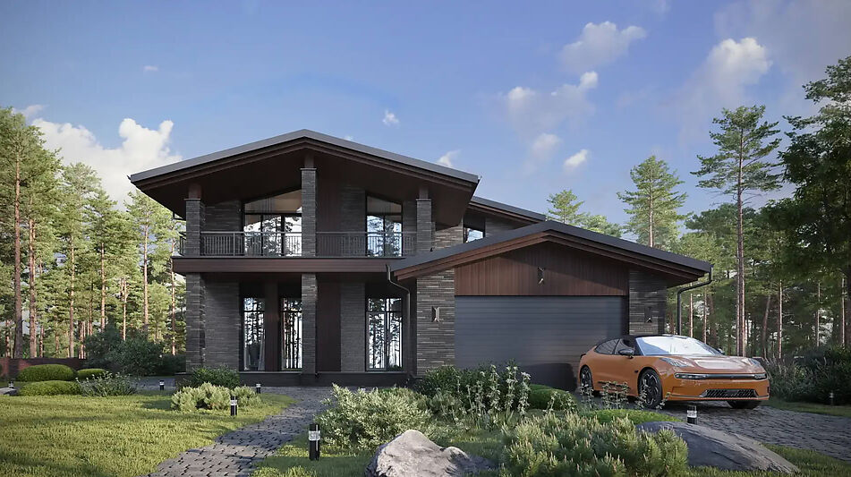 Дом шале в КП Зиккурат