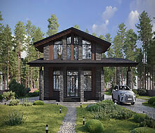 Дом шале в КП Зиккурат