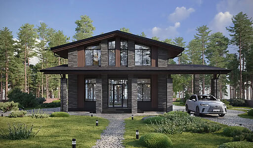 Дом шале в КП Зиккурат