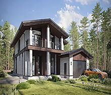 Дом шале в КП Зиккурат