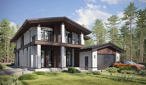 Дом шале в КП Зиккурат