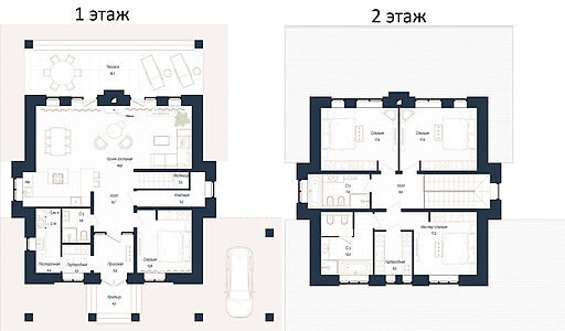 Дом шале в КП Зиккурат