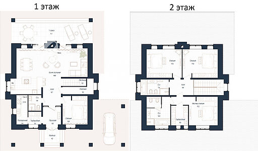 Дом шале в КП Зиккурат