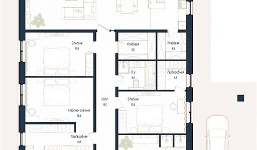 Дом райт в КП Зиккурат