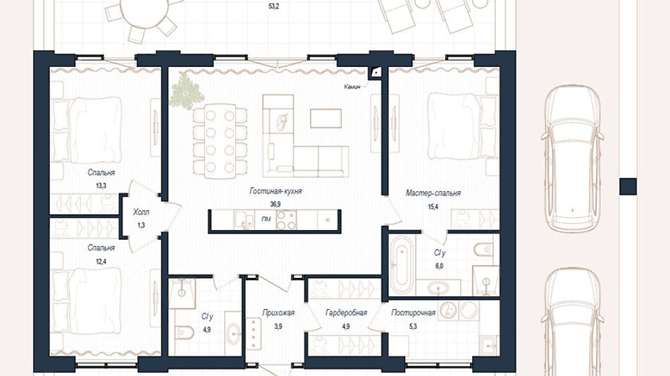 Дом райт в КП Зиккурат