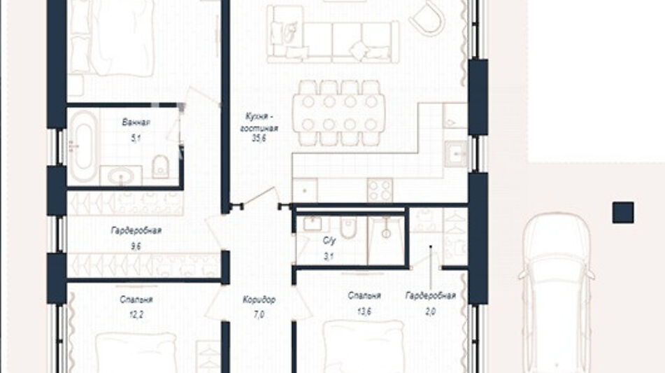 Дом райт в КП Зиккурат