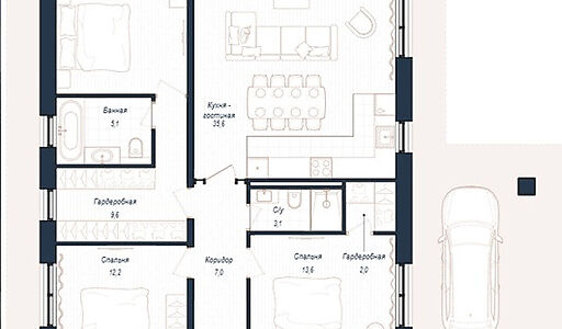 Дом райт в КП Зиккурат