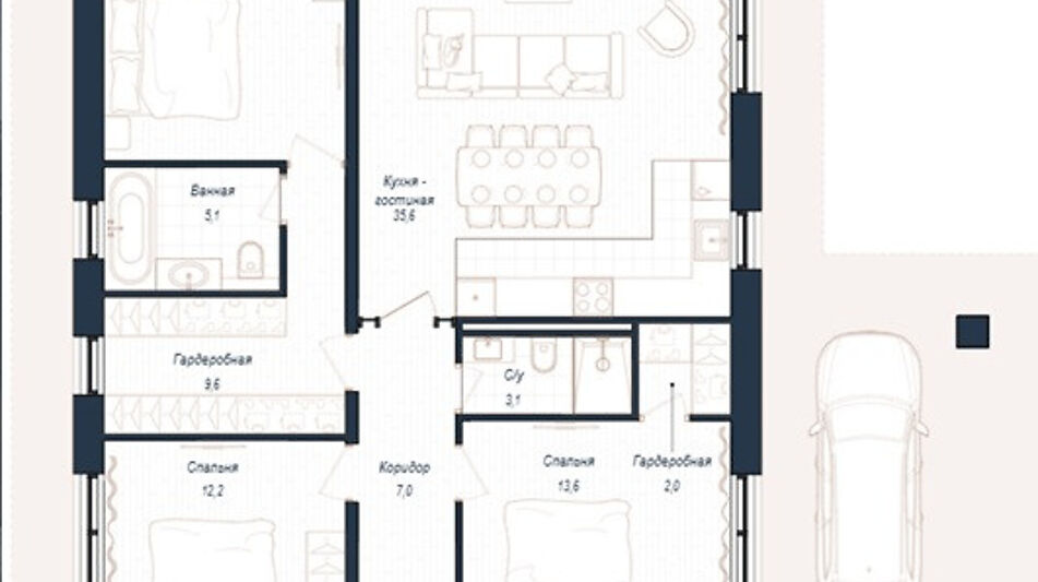 Дом райт в КП Зиккурат