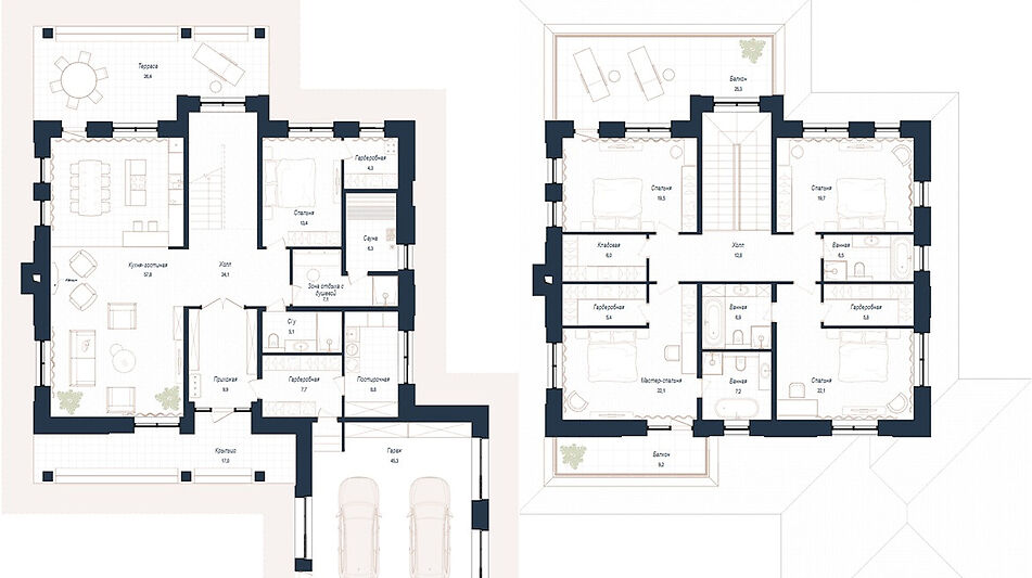 Дом райт в КП Зиккурат