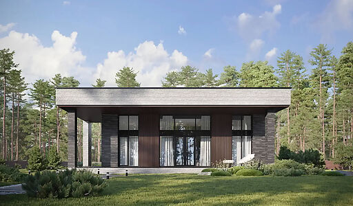 Дом хай-тек в КП Зиккурат