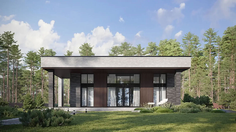 Дом хай-тек в КП Зиккурат