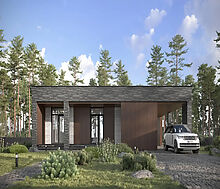 Дом хай-тек в КП Зиккурат