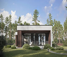 Дом хай-тек в КП Зиккурат