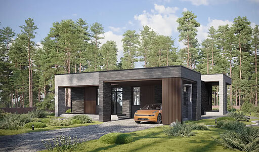 Дом хай-тек в КП Зиккурат