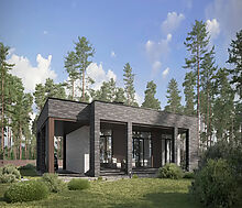 Дом хай-тек в КП Зиккурат