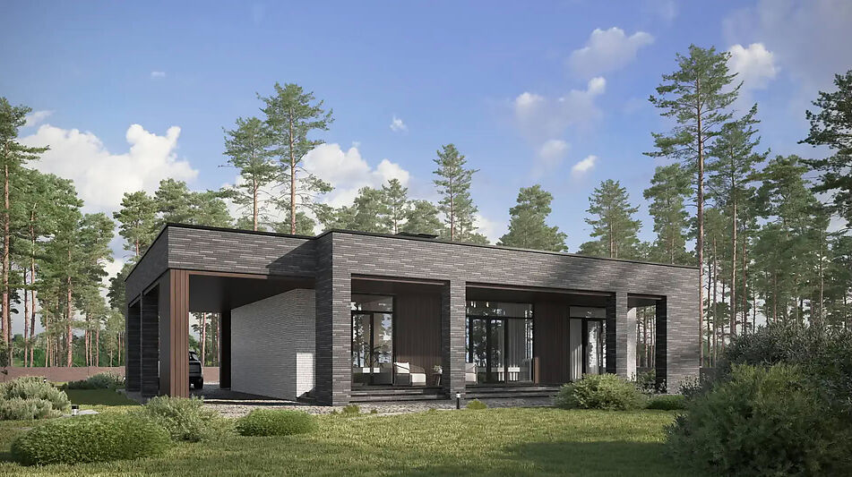 Дом хай-тек в КП Зиккурат