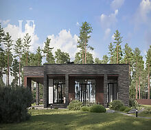 Дом хай-тек в КП Зиккурат