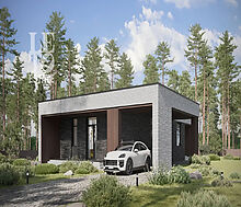 Дом хай-тек в КП Зиккурат