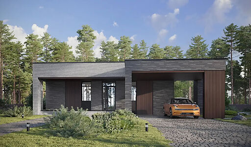 Дом хай-тек в КП Зиккурат