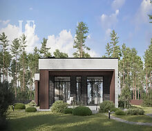 Дом хай-тек в КП Зиккурат