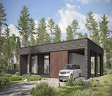 Дом хай-тек в КП Зиккурат