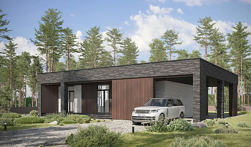 Дом хай-тек в КП Зиккурат