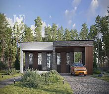 Дом хай-тек в КП Зиккурат