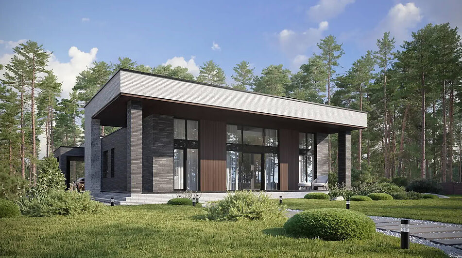 Дом хай-тек в КП Зиккурат