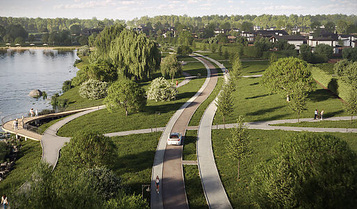 Дом хай-тек в КП Зиккурат