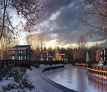 Дом хай-тек в КП Зиккурат