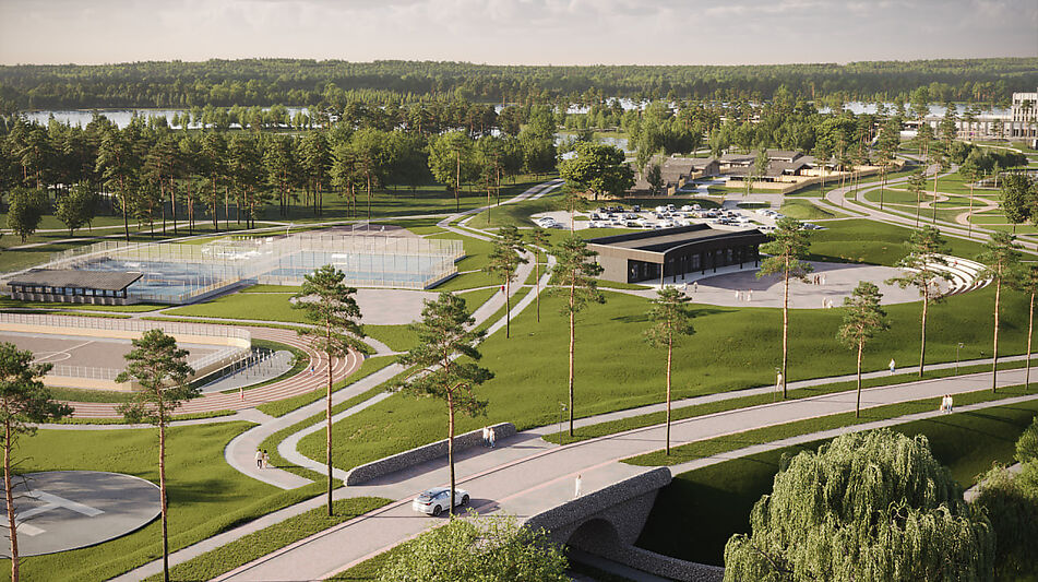 Дом хай-тек в КП Зиккурат