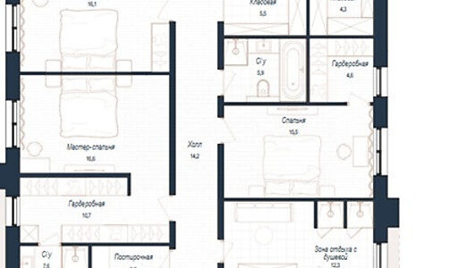 Дом хай-тек в КП Зиккурат