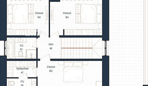 Дом хай-тек в КП Зиккурат