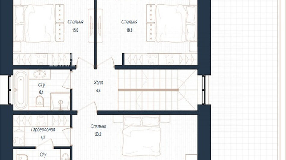 Дом хай-тек в КП Зиккурат