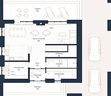 Дом хай-тек в КП Зиккурат