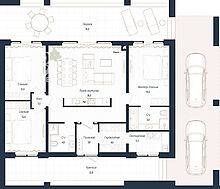 Дом хай-тек в КП Зиккурат