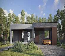 Дом хай-тек в КП Зиккурат