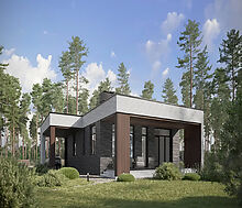 Дом хай-тек в КП Зиккурат